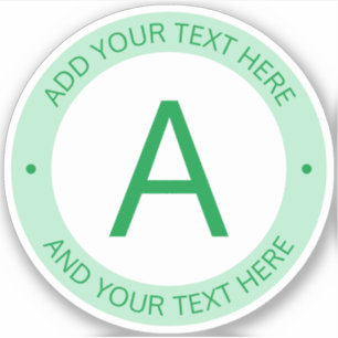 Modern Logo Style Monogram   Green