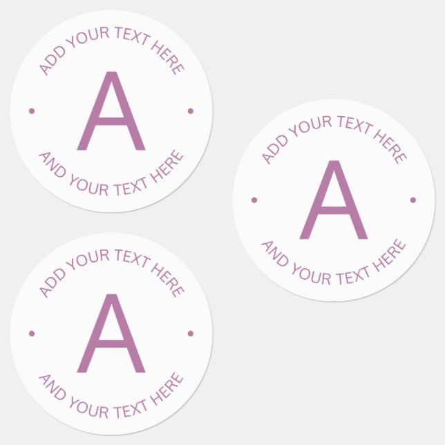 Modern Logo Style Monogram | Light Purple (Group)