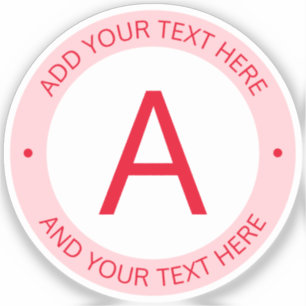 Modern Logo Style Monogram   Red Transparent