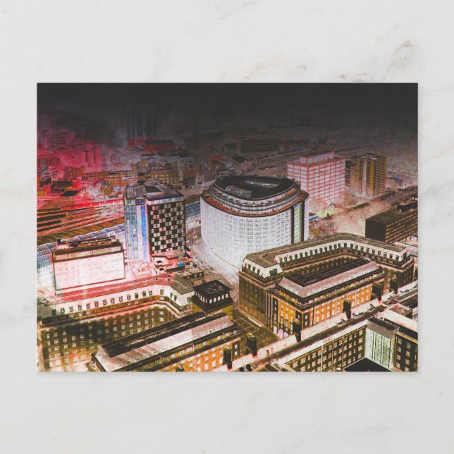 modern LONDON Postcard (Front)