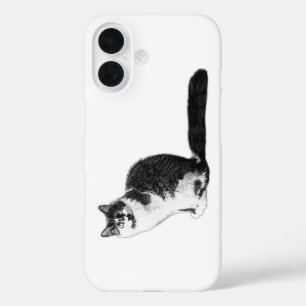Modern Long‑Haired Cat iPhone Case