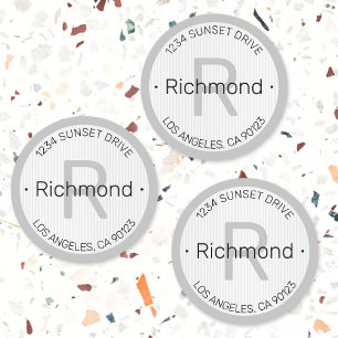 Modern look   Return Address or other info