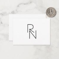 Modern Looking Overlapping Initials