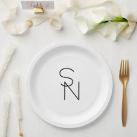 Modern Looking Overlapping Initials