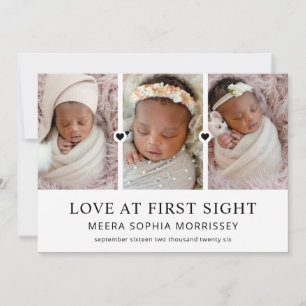 Modern Love At First Sight 4 Photos Birth Announcement