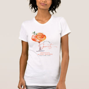 Modern Love At First Spritz Bridal Shower T-Shirt