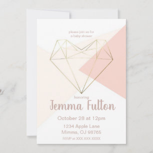 Modern Love Baby Shower Invitation – Abstract