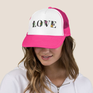 Modern Love Bright Colours Floral Trucker Hat