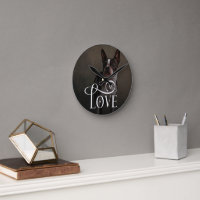Modern Love Custom Dog Pets Photo Monogram