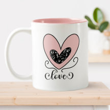 Modern Love Cute Hearts Happy Valentines Day Gift