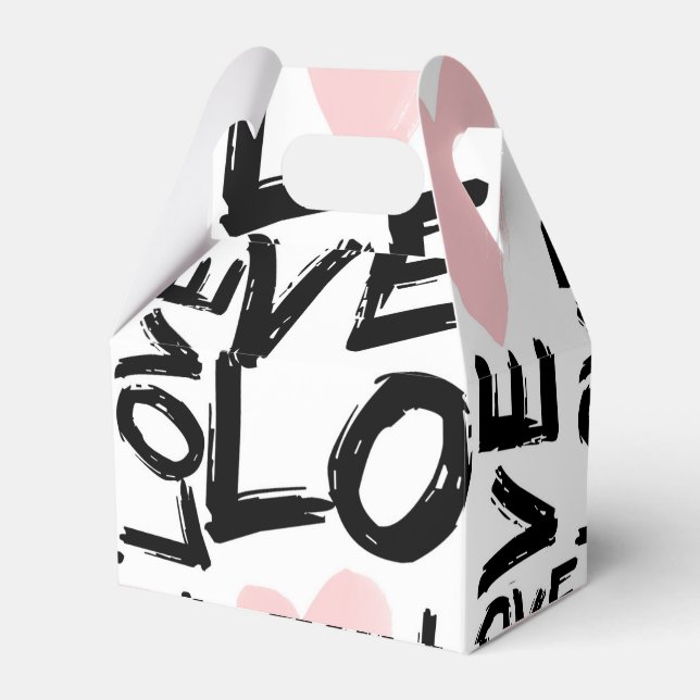 Modern Love Favour Box (Front Side)