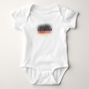 Modern Love Germany Flag Europe Souvenir Baby Bodysuit