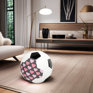 Modern Love Heart Pattern Football