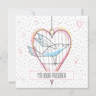 Modern Love Hearts and Birds Minimalist