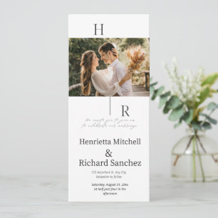 Modern Love: Minimalist Wedding Invitation Design