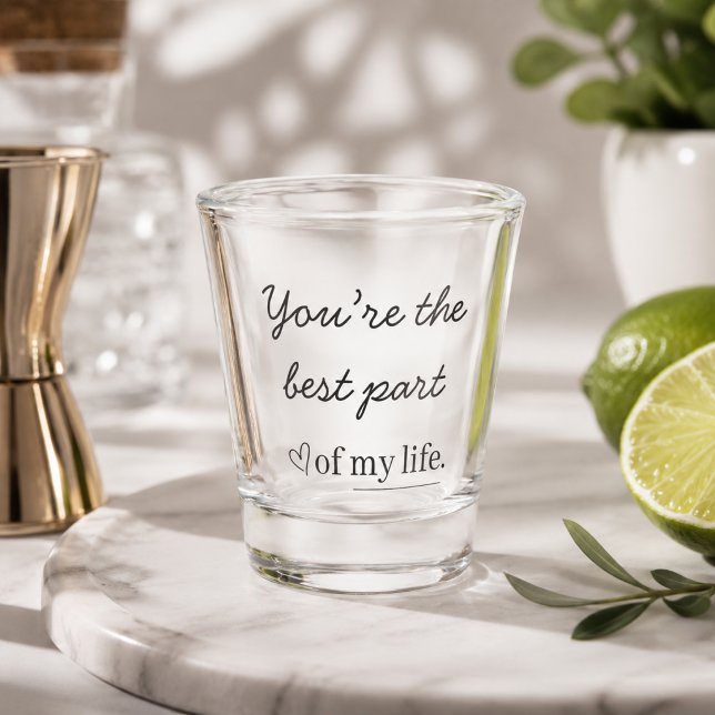 Modern Love Quote Shot Glass (Creator Uploaded)