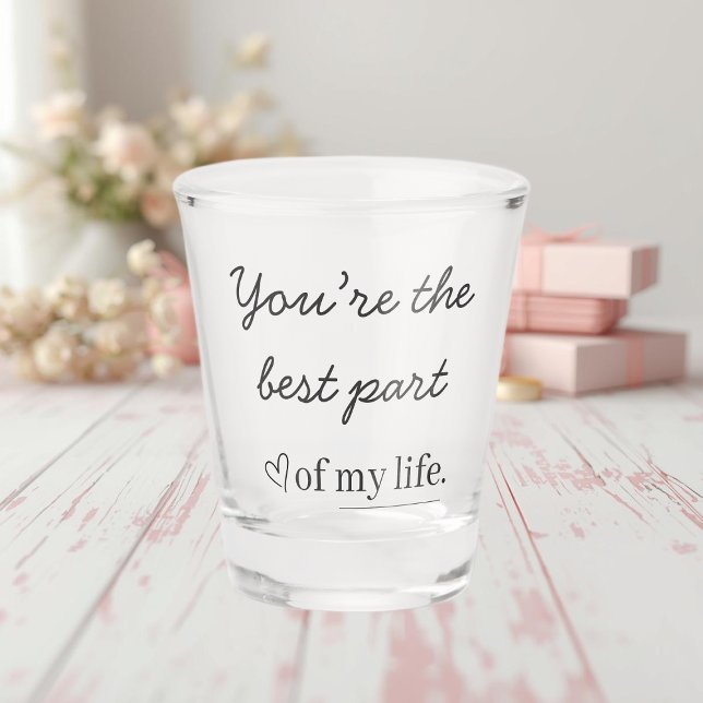 Modern Love Quote Shot Glass (Creator Uploaded)