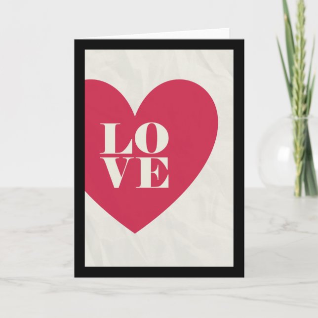 Modern Love - Valentine's Day Card (Front)