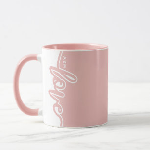Modern LOVE Valentine's Day Custom Photos Mug