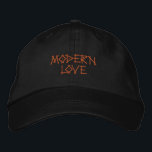 Modern Love Wedding Personalised Custom text Hat<br><div class="desc">Introducing the "Modern Love" Hat,  a sleek and stylish accessory crafted to celebrate contemporary romance with a touch of elegance. Perfect for couples,  wedding parties,  and guests. You can edit or change the Cap name easily.</div>