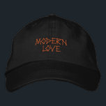 Modern Love Wedding Personalised Custom text Hat<br><div class="desc">Introducing the "Modern Love" Hat,  a sleek and stylish accessory crafted to celebrate contemporary romance with a touch of elegance. Perfect for couples,  wedding parties,  and guests. You can edit or change the Cap name easily.</div>