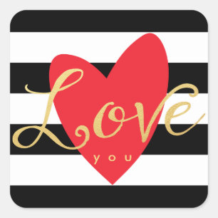 Modern Love You Stickers