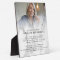 Modern Loving Memory Marble Photo & Quote Plaque