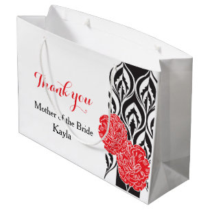Modern luxe wedding brides mother favour gift bag