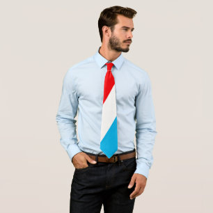 Modern Luxembourg luxembourgish Flag Souvenir Tie
