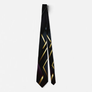 Modern luxury - black coal, green, burgundy tie