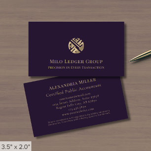Modern Luxury Logo Business Card