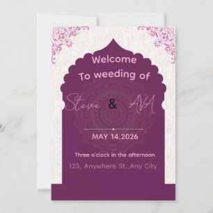 Modern Luxury Wedding Invitation – Elegant Minimal