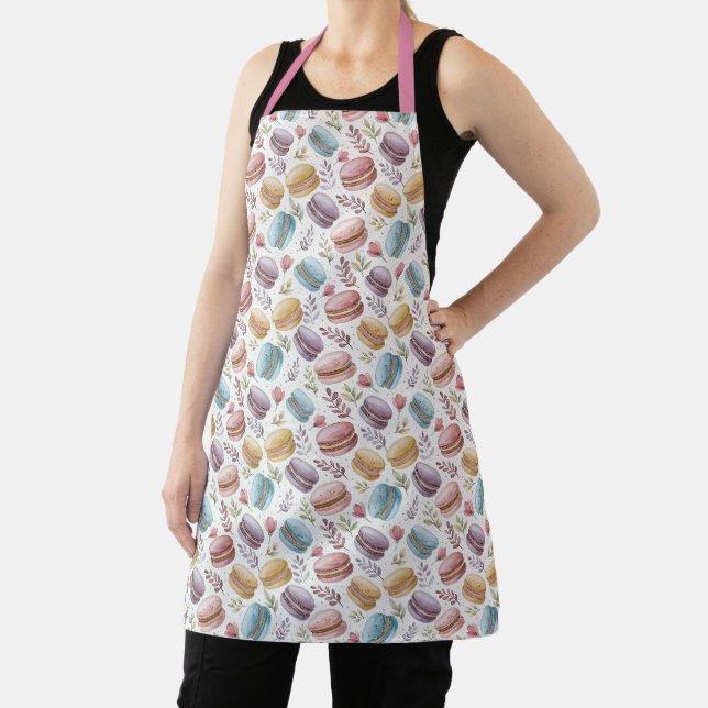 Modern Macaroon Desserts Apron (Insitu)
