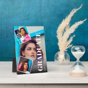 Modern Magazine 3 Photos Graduation Plaque