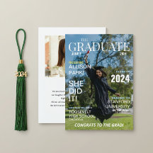 Modern Magazine Photo Graduation 