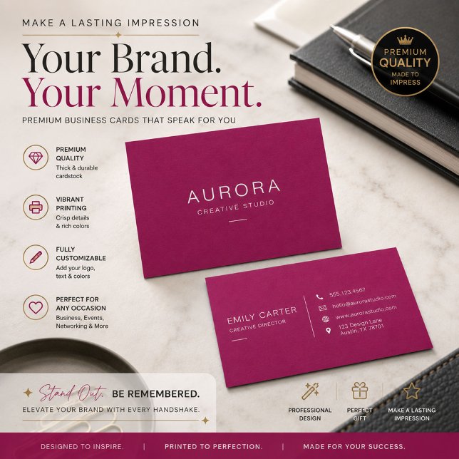 Modern Magenta Wedding Invitation Suite (Creator Uploaded)