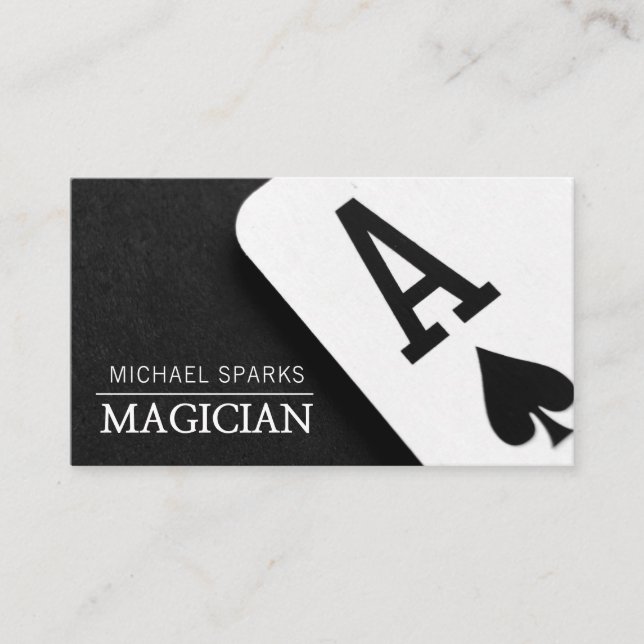 Modern Magic Magician Card Poker Entertainment (Front)