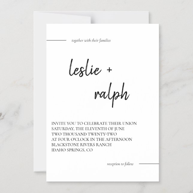 Modern Magnetic Card (Front)