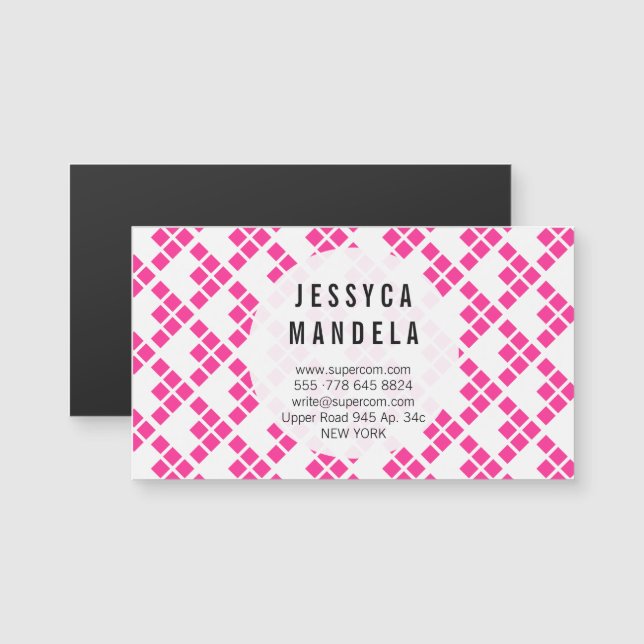 Modern Magnetic Cards (Front/Back)