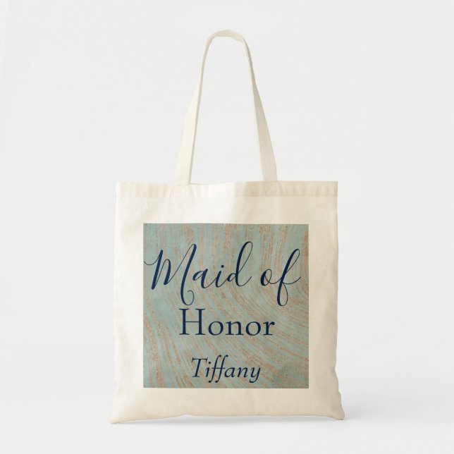Modern Maid of Honour Tote Bag (Front)