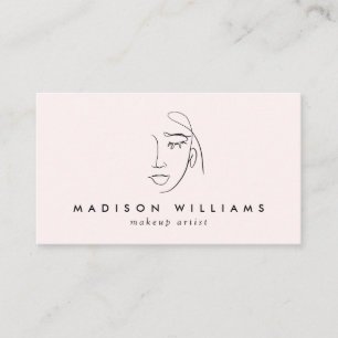 Modern Make up Artist or Skin Care Business Card