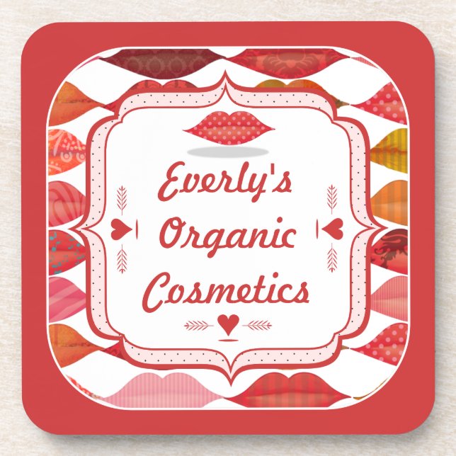 Modern Make-up Boutique Coaster (Front)