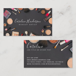 Modern Makeup Artist / Cosmetics Business Card