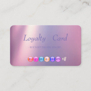 Modern Makeup  Loyalty Card
