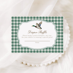 Modern Mallard Duck Gender Neutral Baby Shower Enclosure Card