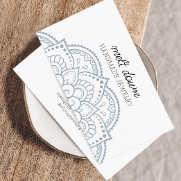 Modern Mandala Jewellery Business Card