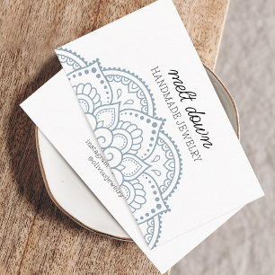 Modern Mandala Jewellery Business Card