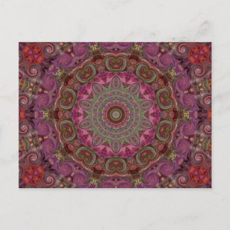 Modern Mandala Pattern Postcard
