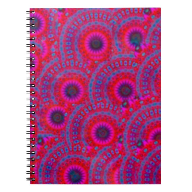 MODERN MANDALA ROSE COLOR PINK NOTEBOOK (Front)