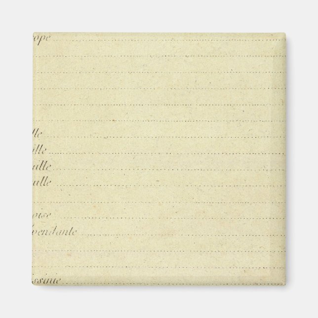 Modern Map Magnet (Front)